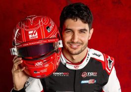 Esteban Ocon prezentuje nowy kask na sezon 2026 F1