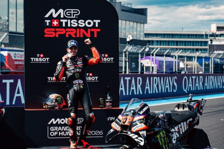 Bezzecchi ratuje honor Aprilia w sprincie MotoGP na Węgrzech, ale RS-GP…